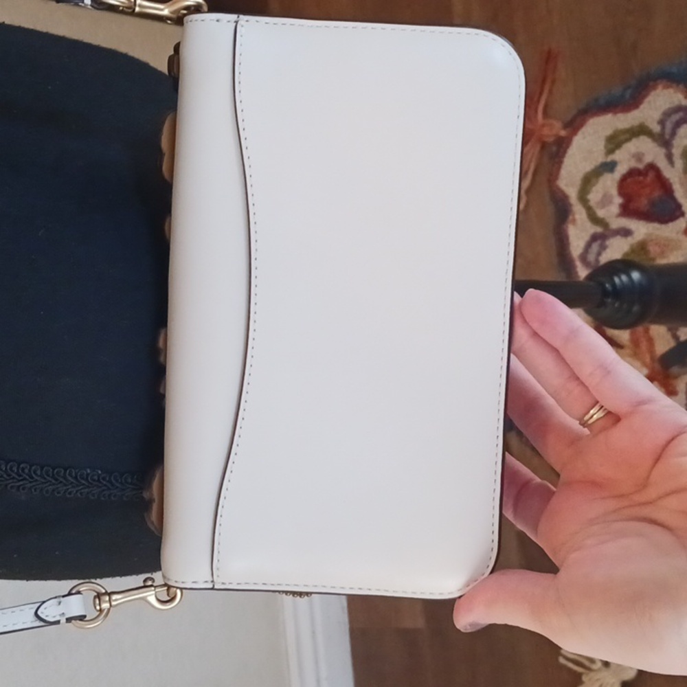 Coach Hayden Cream Tea Rose Crossbody Bag - Picture 5 of 16